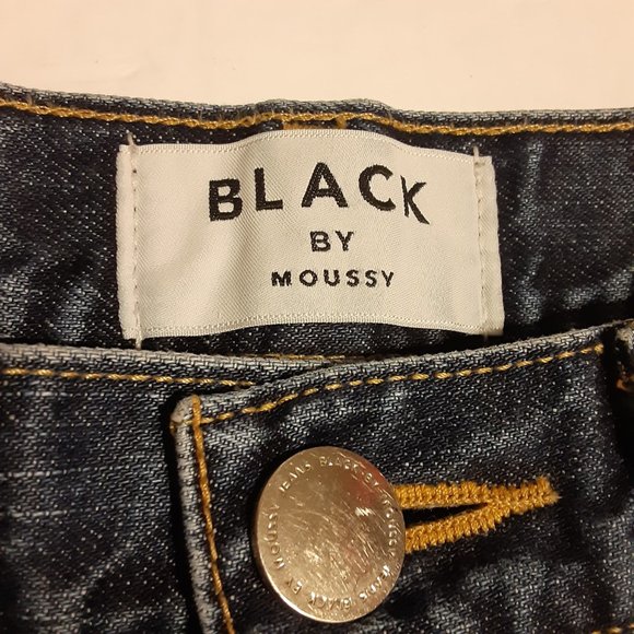 Black by Moussy Women's High Waisted Mom Jeans Size 23 Made in Japan - Picture 6 of 8